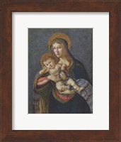 Madonna and Child with the Crown of Thorns and Three Nails Fine Art Print