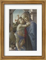 Virgin and Child with an Angel, 1475-85 Fine Art Print