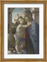 Virgin and Child with an Angel, 1475-85 Fine Art Print