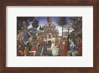 The Temptation of Christ, 1481-1482 Fine Art Print