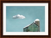 Green Barn and Cloud Fine Art Print