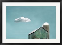 Green Barn and Cloud Fine Art Print
