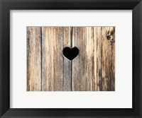 Heart in Wood Fine Art Print