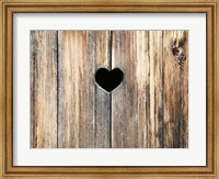 Heart in Wood Fine Art Print