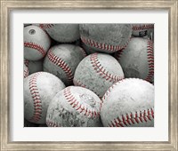 Vintage Baseballs Fine Art Print