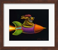 Rocket Dog Fine Art Print