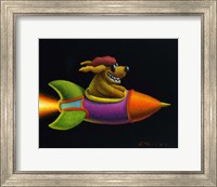 Rocket Dog Fine Art Print