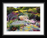 Hillside Garden Fine Art Print