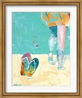 Flip Flops on the Beach Fine Art Print
