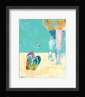 Flip Flops on the Beach Fine Art Print