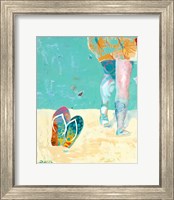 Flip Flops on the Beach Fine Art Print