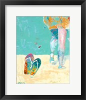 Flip Flops on the Beach Fine Art Print