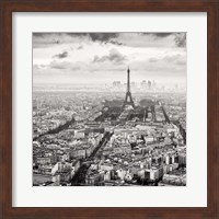 La Tour Eiffel et La Defense Fine Art Print