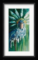 Stork with Feathered Crown Fine Art Print