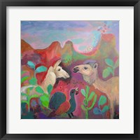 The Camel and the Llama Fine Art Print