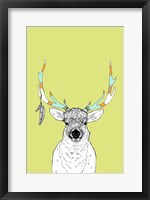 Elk & Feathers Fine Art Print