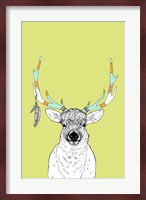 Elk & Feathers Fine Art Print