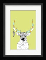 Elk & Feathers Fine Art Print