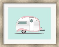 Pink Stripe Teardrop Fine Art Print