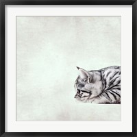 In the Waiting Line Framed Print
