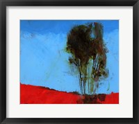 Cyan and Red Fine Art Print