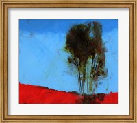 Cyan and Red Fine Art Print