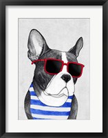 Frenchie Summer Style Fine Art Print