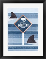 Official Snorkeling Area Fine Art Print