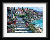 Steps of St. Tropez Fine Art Print