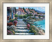 Steps of St. Tropez Fine Art Print