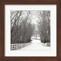 Country Lane in Winter Fine Art Print
