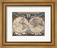 Nova et Accuratissima Totius Terrarum Orbis Tabula Fine Art Print