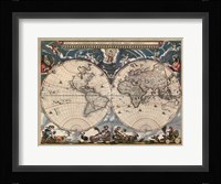 Nova et Accuratissima Totius Terrarum Orbis Tabula Fine Art Print
