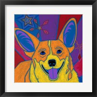 Joyful Corgi Fine Art Print