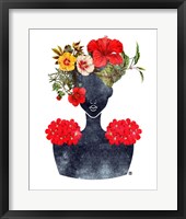 Flower Crown Silhouette I Fine Art Print