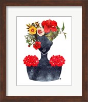 Flower Crown Silhouette I Fine Art Print