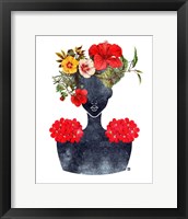 Flower Crown Silhouette I Fine Art Print