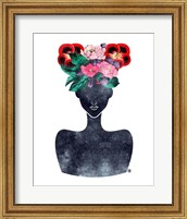 Flower Crown Silhouette II Fine Art Print
