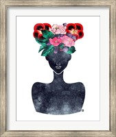 Flower Crown Silhouette II Fine Art Print