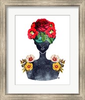 Flower Crown Silhouette III Fine Art Print
