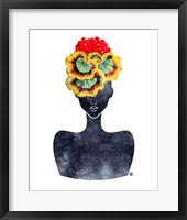 Flower Crown Silhouette IV Fine Art Print