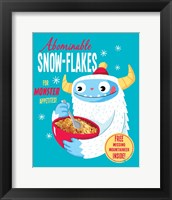 Abominable Snowflakes Fine Art Print