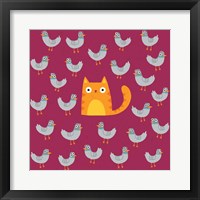 Cat amongst the Pigeons Fine Art Print