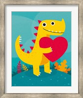 Dino Love Fine Art Print