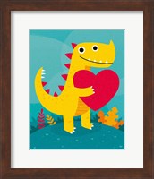 Dino Love Fine Art Print