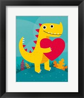 Dino Love Fine Art Print