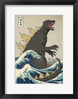 The Great Monster off Kanagawa Framed Print
