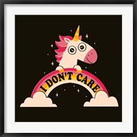 Unicorn Don't Care Fine Art Print