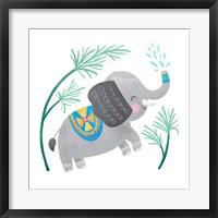 Playful Pals -Elephant Framed Print