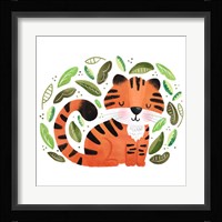 Safari Cuties Tiger Framed Print